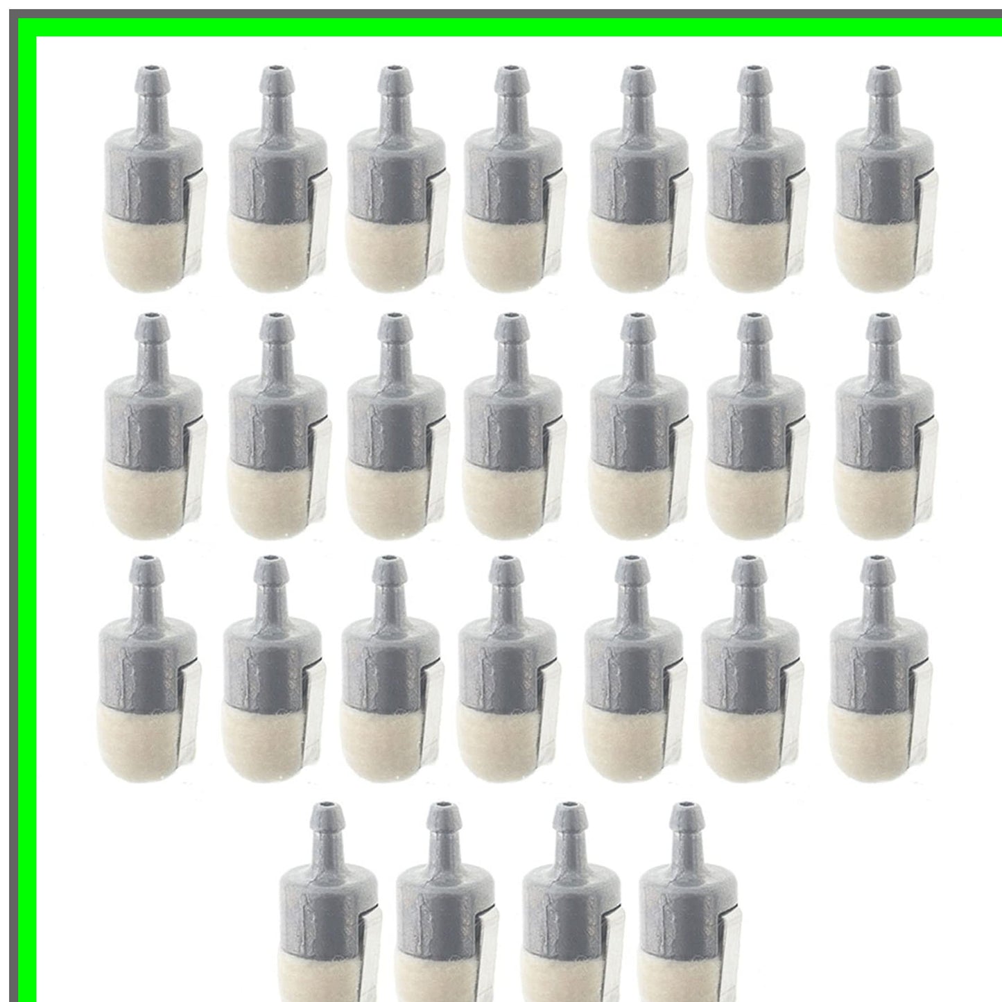 25-Pack Fuel Filter Replacement for String Trimmers and Backpack Blowers