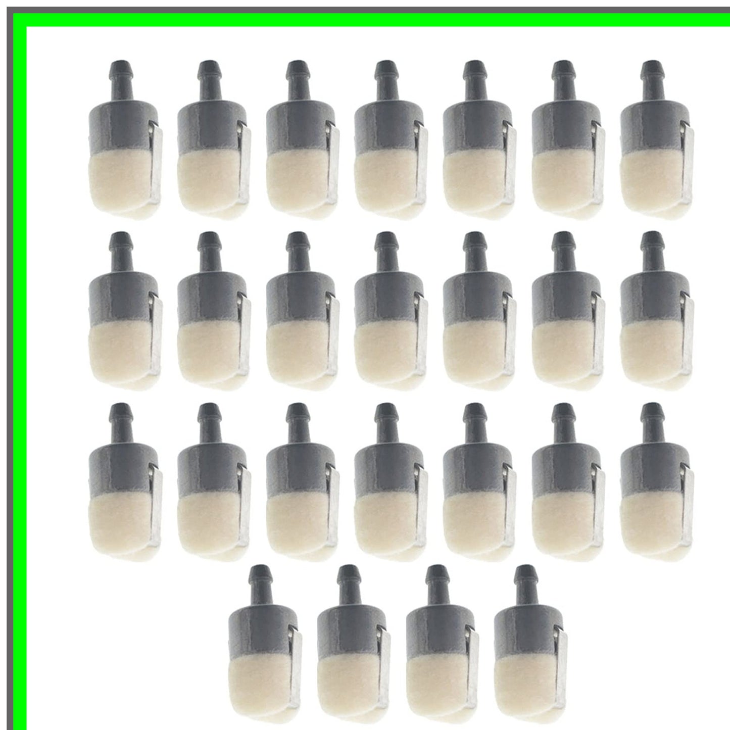 25-Pack Fuel Filter Replacement for String Trimmers and Backpack Blowers