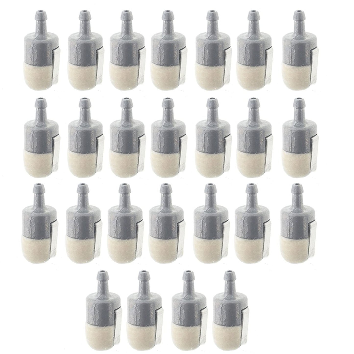 25-Pack Fuel Filter Replacement for String Trimmers and Backpack Blowers
