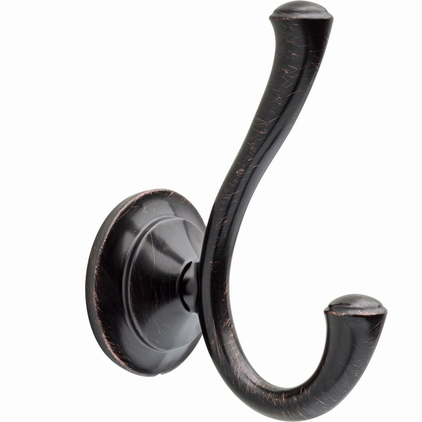 Linden Wall Mounted Double Towel Hook Venetian Bronze