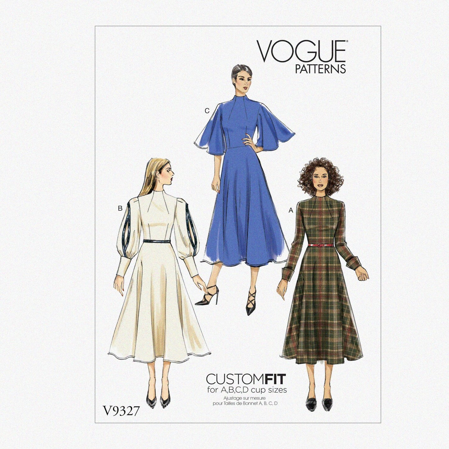 Women's Partially Lined Dress Sewing Pattern 14-22