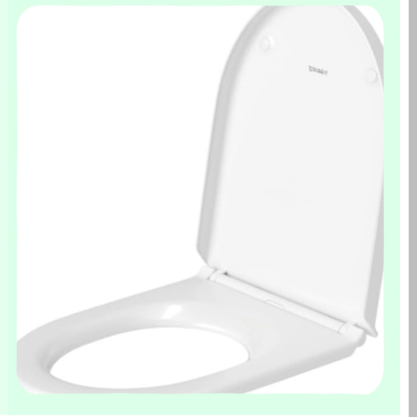 002529 Tet Bidet Seat, White, Elongated