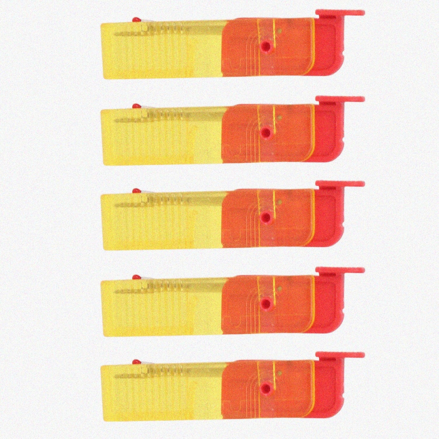 5pcs Folding Steel Seam Rippers with Clear Hat