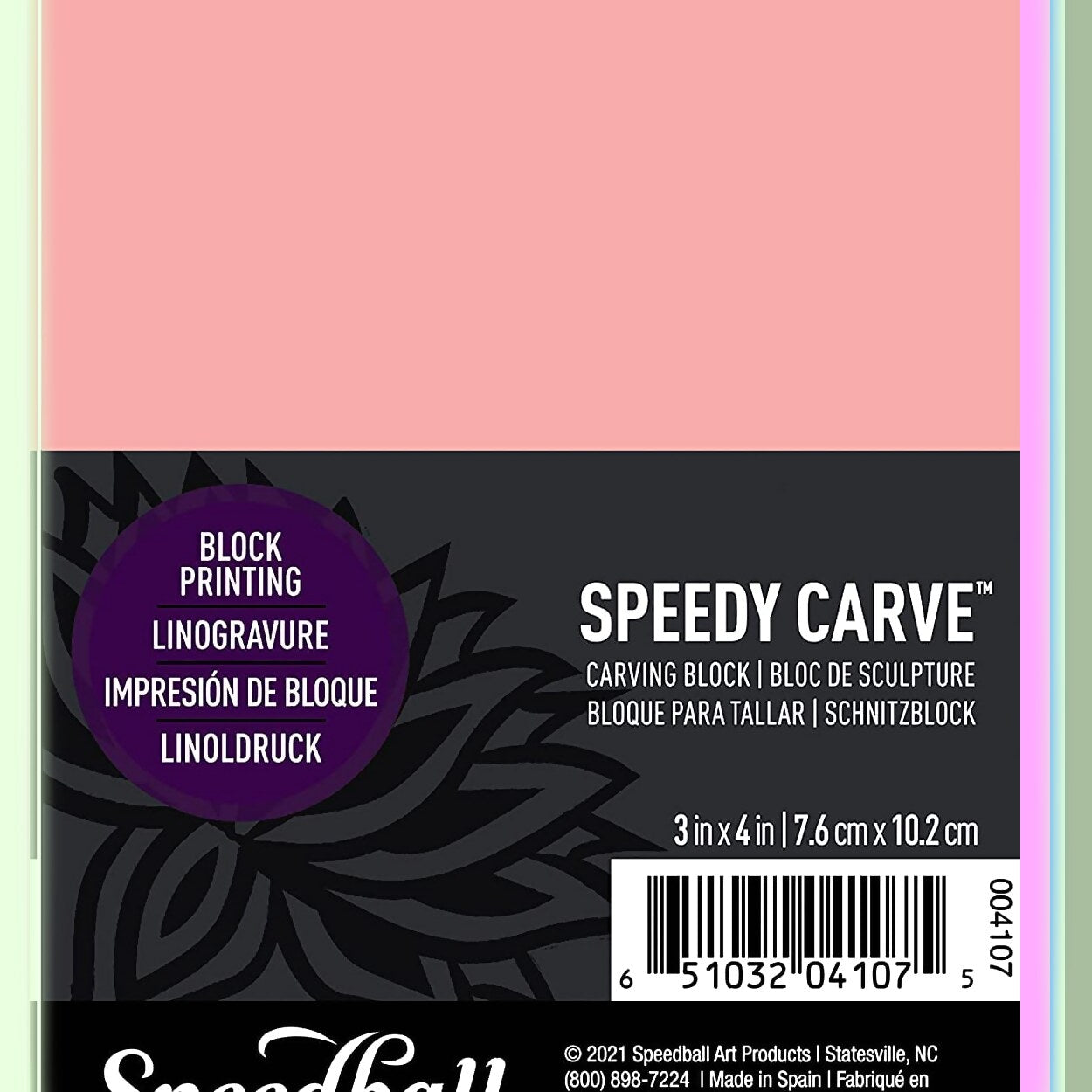 PinkPrint Linoleum Speedy-Carve Block 3x4" 6-Pack
