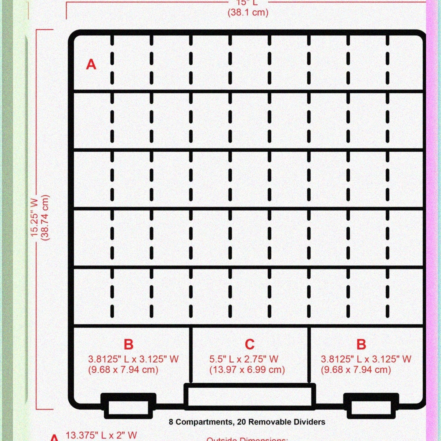 Jewelry Organizer with 8 Compartments and Anti-Tarnish Technology