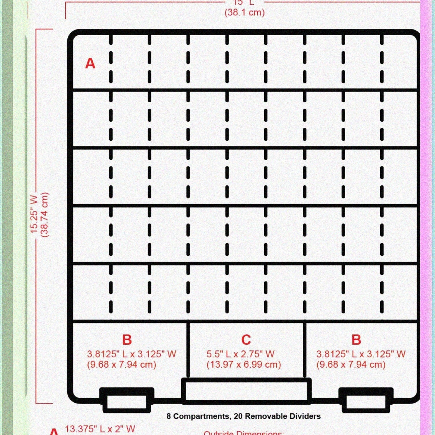 Jewelry Organizer with 8 Compartments and Anti-Tarnish Technology