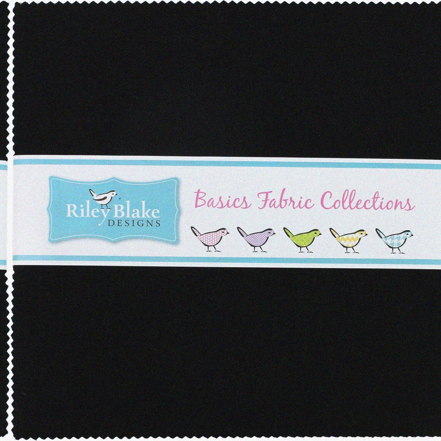 10" Confetti Cottons Black Stacker Bundle 42pcs