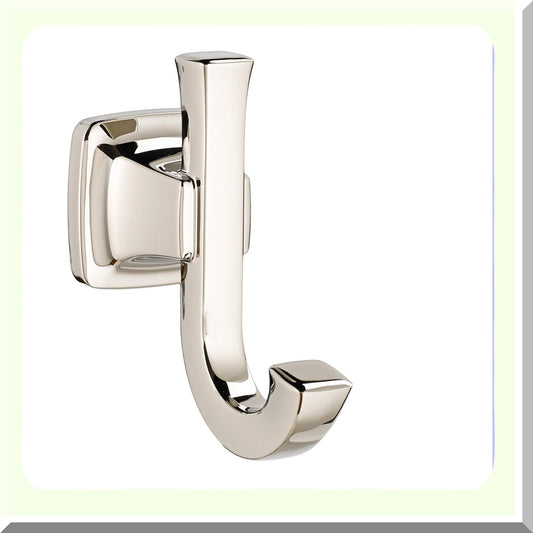 Townsend Double Robe Hook Polished Nickel 4 in