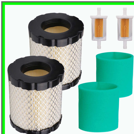 Dual Pack Air Filter for Briggs and Stratton Lawn Mower Engines 49M977 49L977