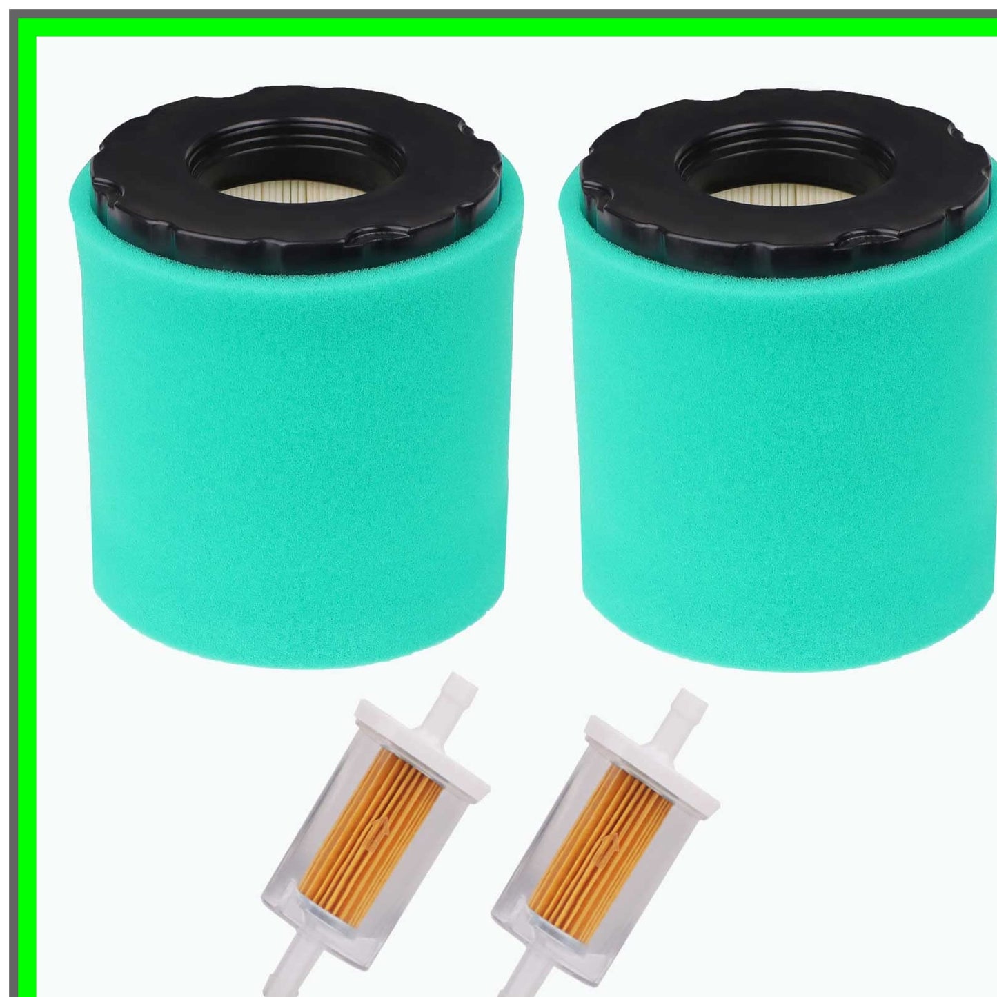 Dual Pack Air Filter for Briggs and Stratton Lawn Mower Engines 49M977 49L977