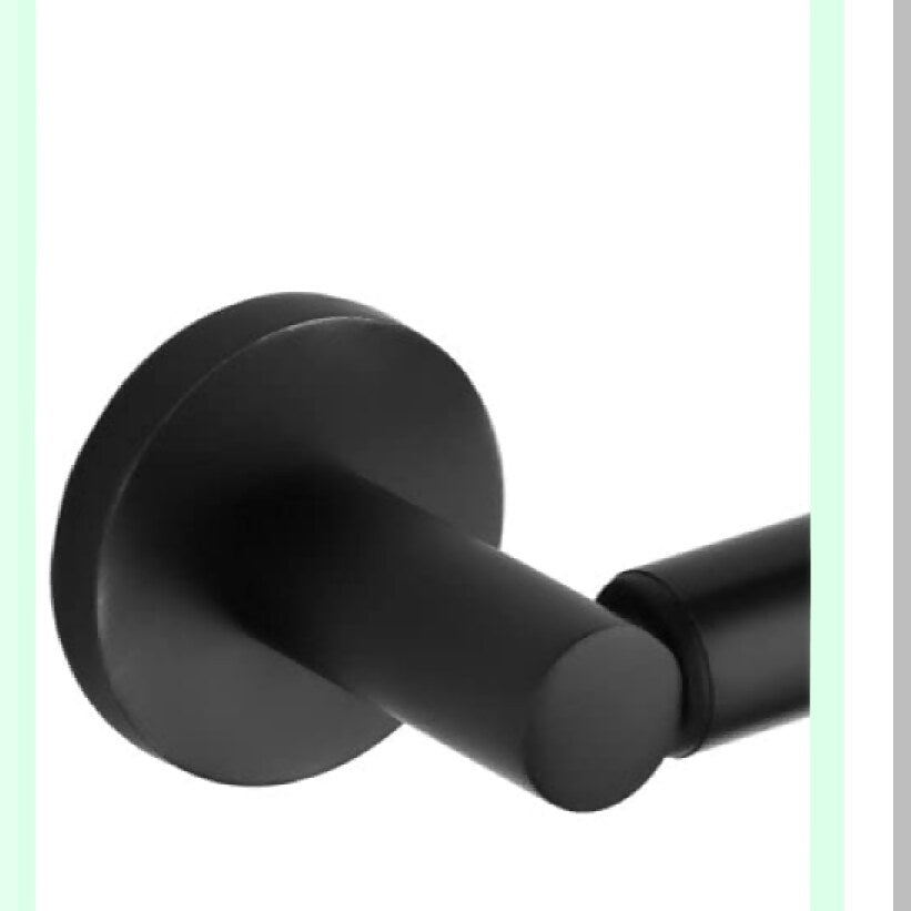 Tet Paper Holder Wall Mount Black