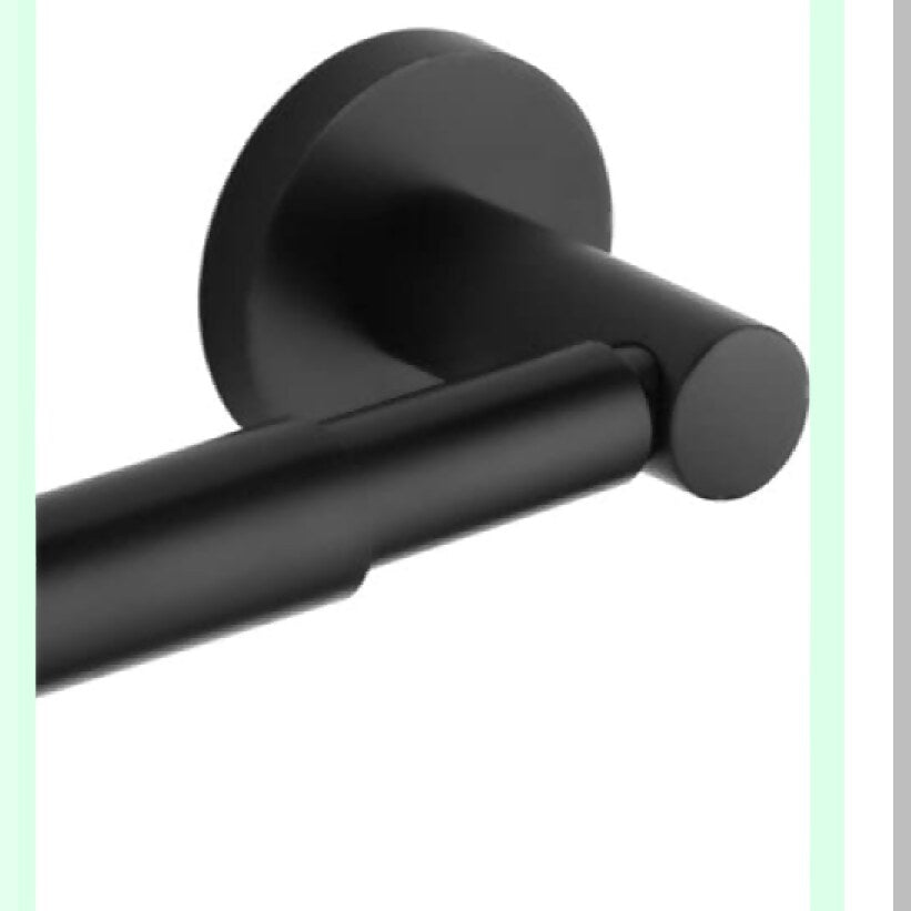 Tet Paper Holder Wall Mount Black