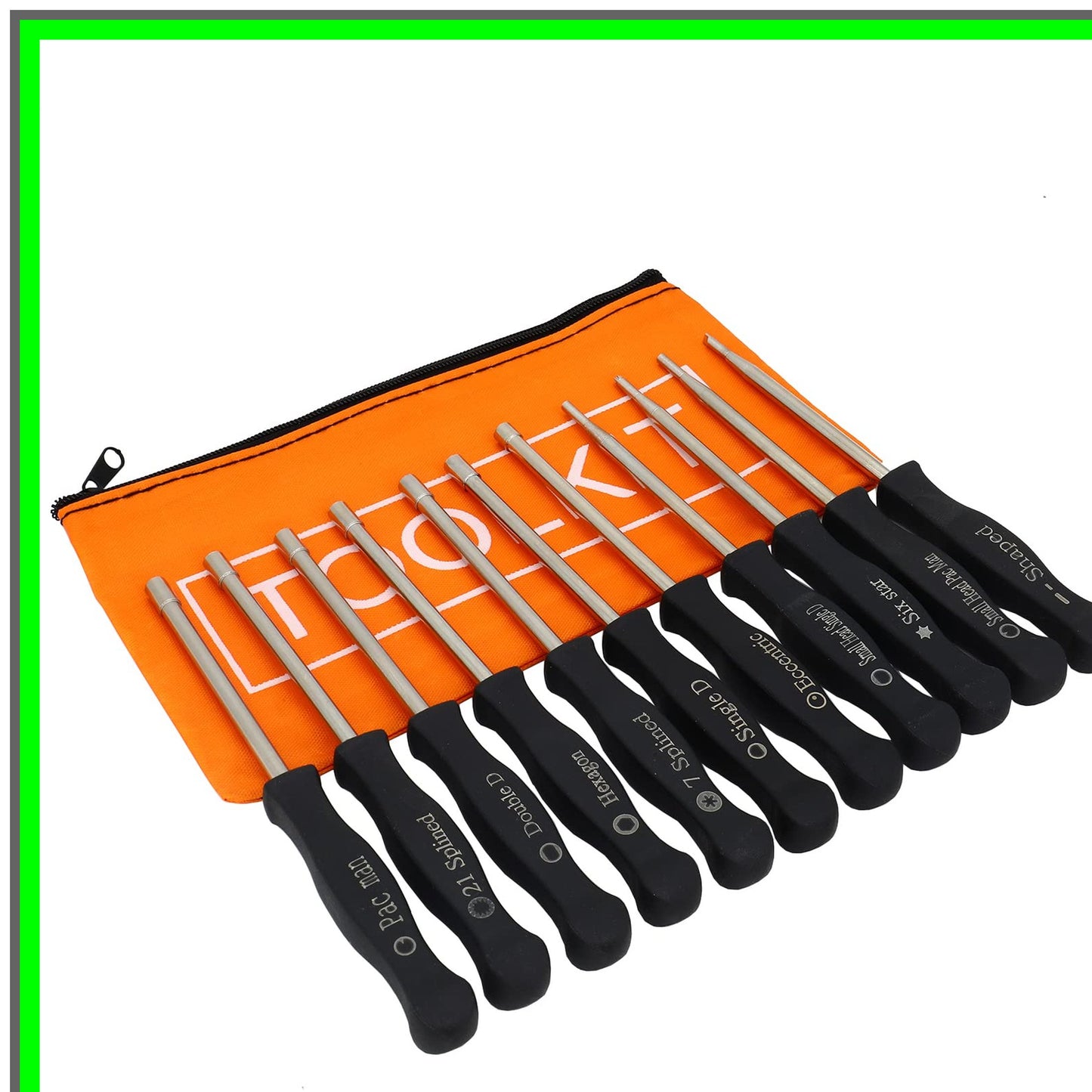Comprehensive 11 Piece Carburetor Adjustment Tool Kit for Small Engines