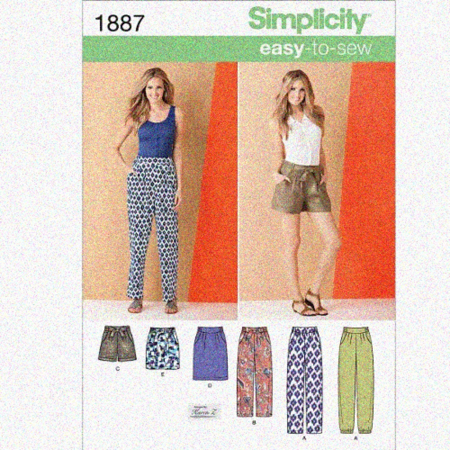 Women's Sewing Pattern Kit for Pants, Shorts, Skirt