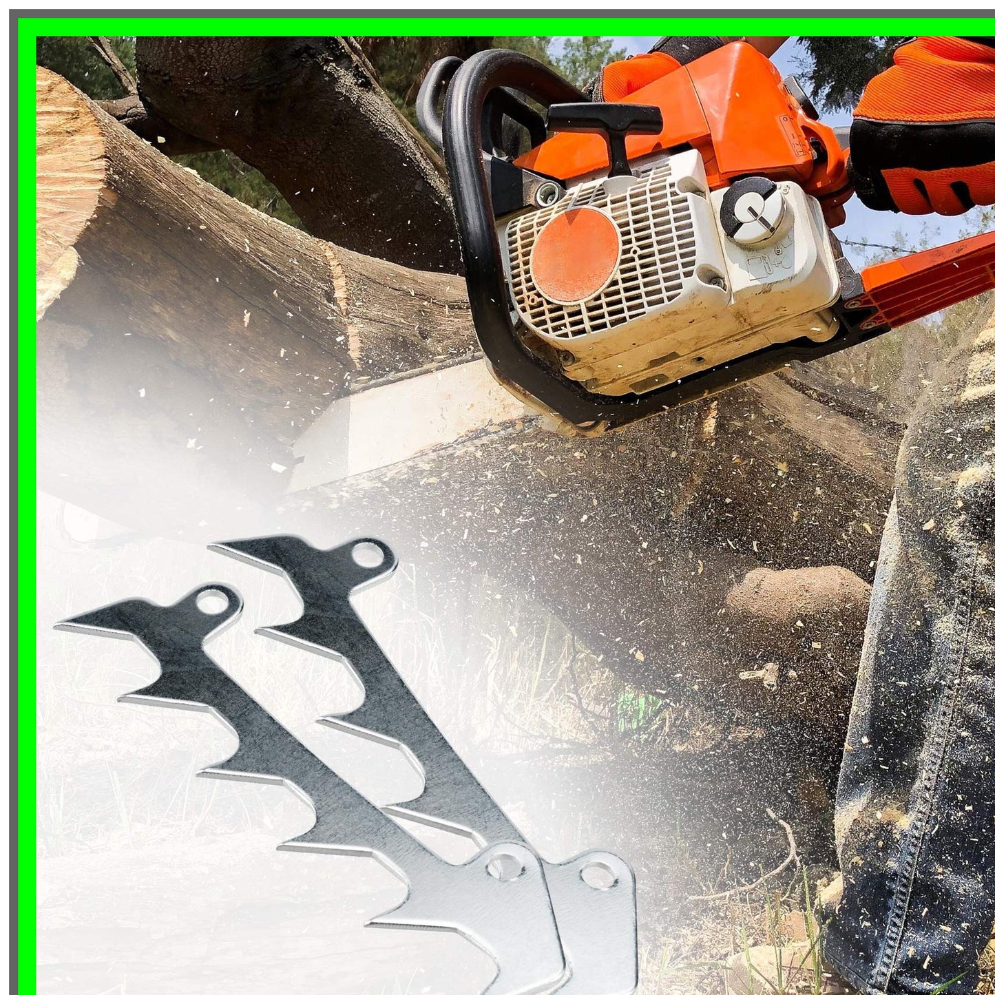 Metal Bumper Spike Screws for Stihl Chainsaw Models MS170 MS180 MS200