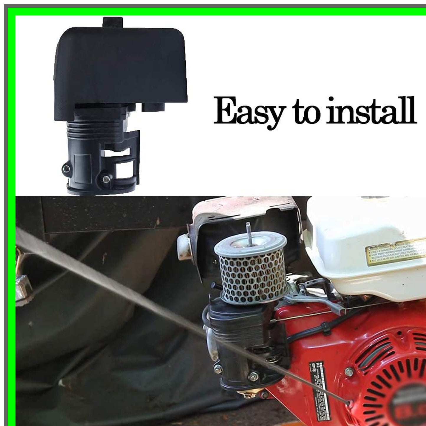 GX240 Air Filter Housing Cleaner for Honda Generators and Mowers