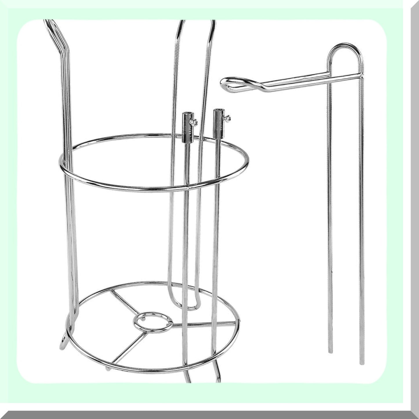 Metal Chrome Toilet Paper Holder with 4 Rolls Capacity