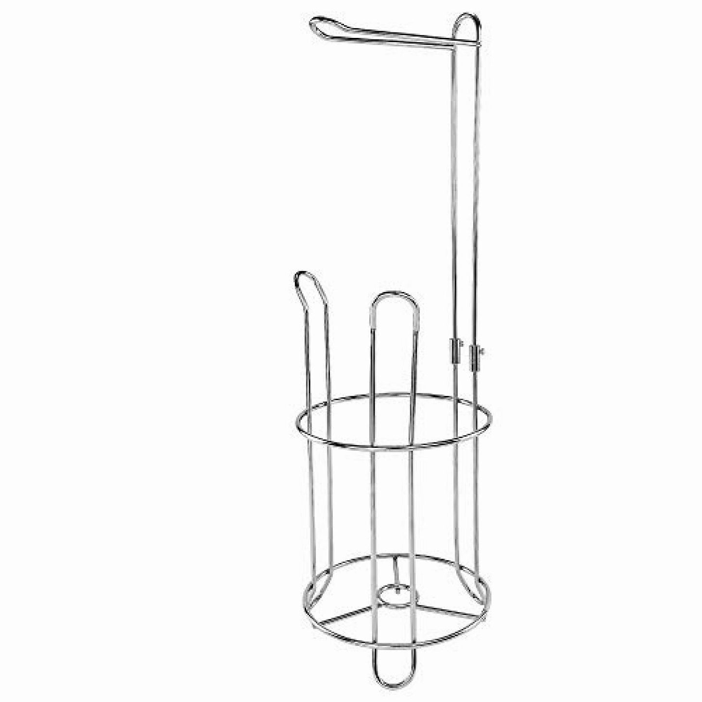 Metal Chrome Toilet Paper Holder with 4 Rolls Capacity