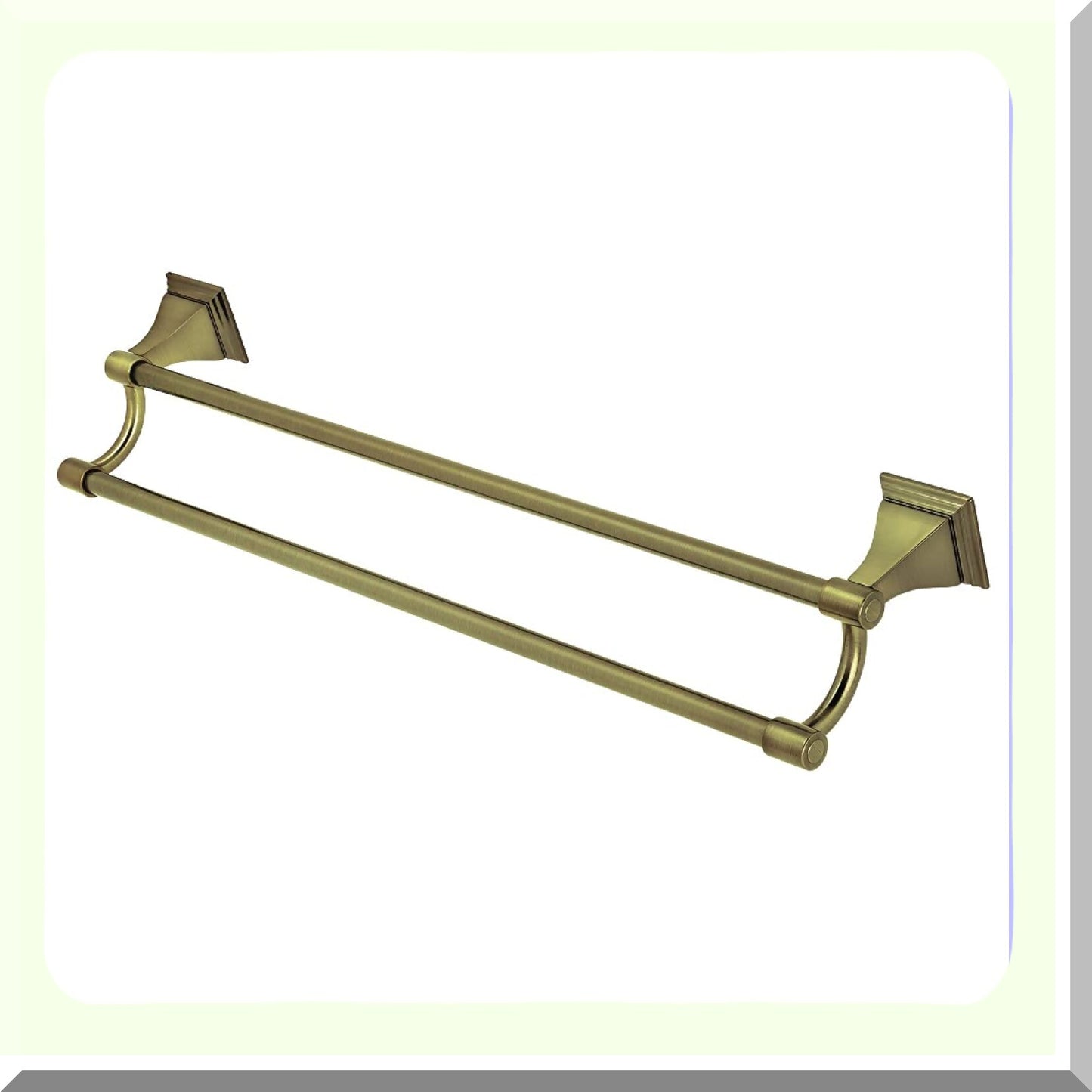 Dual Towel Bar 24" Antique
