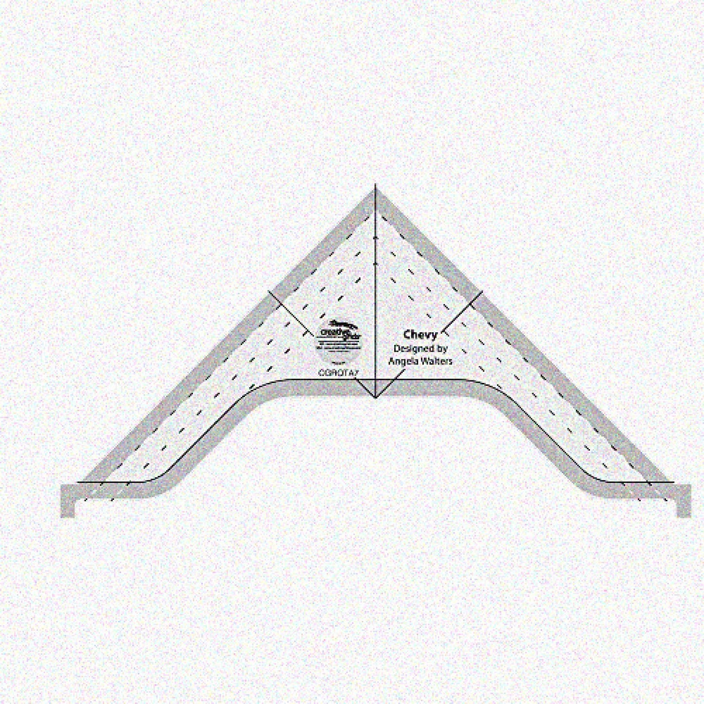 Machine Quilting Tool, 4.5x8.5 inches