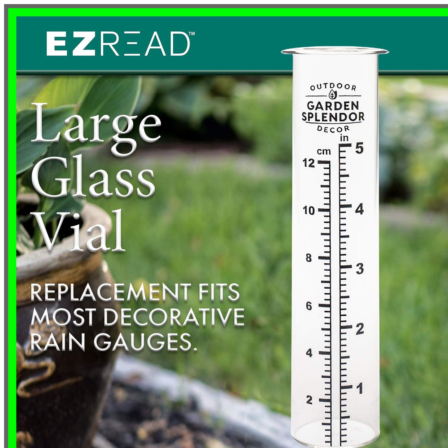Large Glass Vial Replacement for Efficient Storage and Dispensing