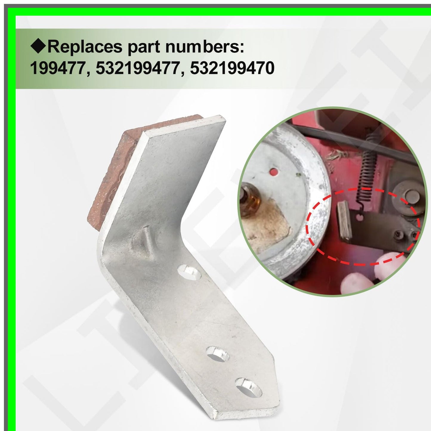 Zinc Brake Arms for AYP Poulan 199478 Compatible Replacement Parts