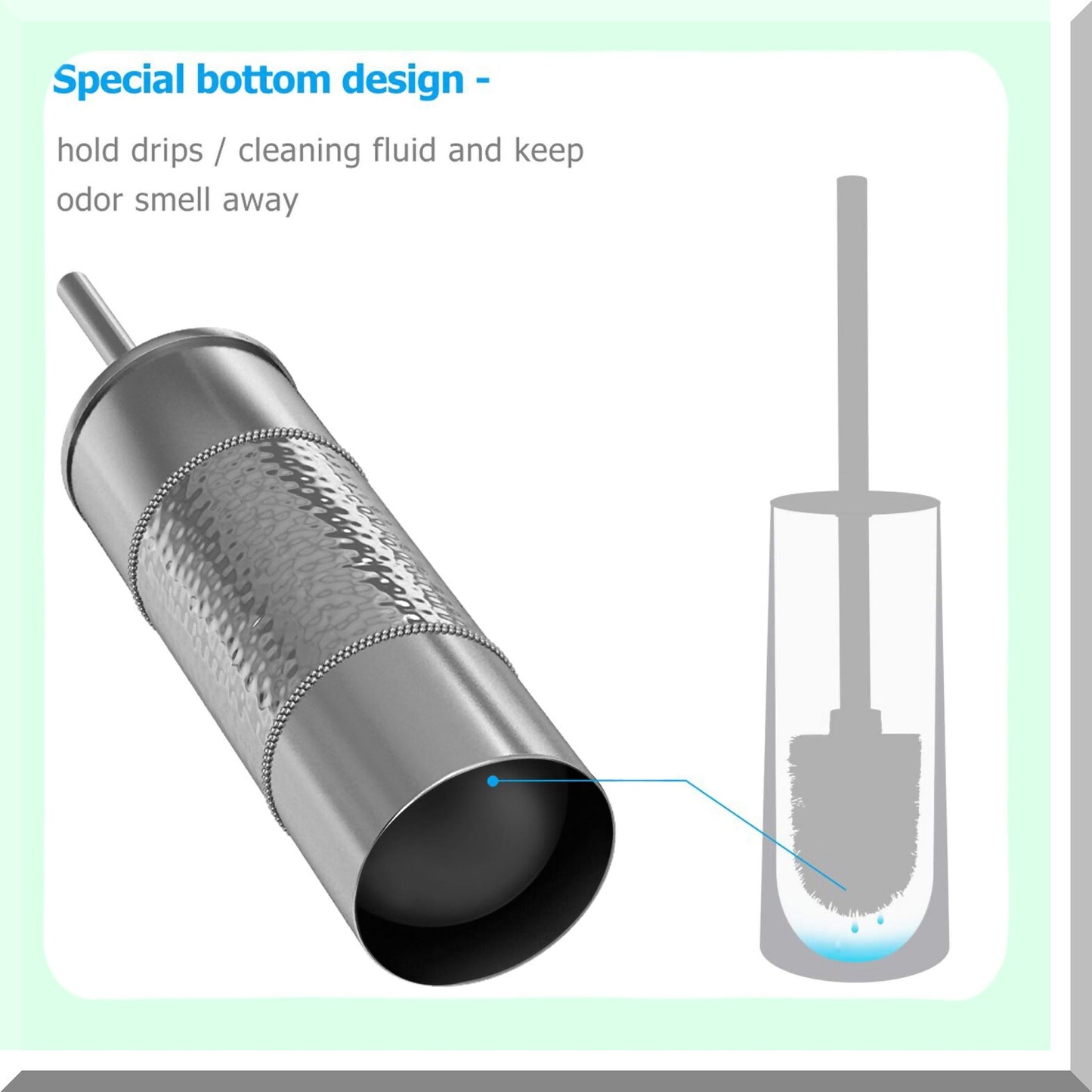 Stainless Steel Tet Brush with Metal Case
