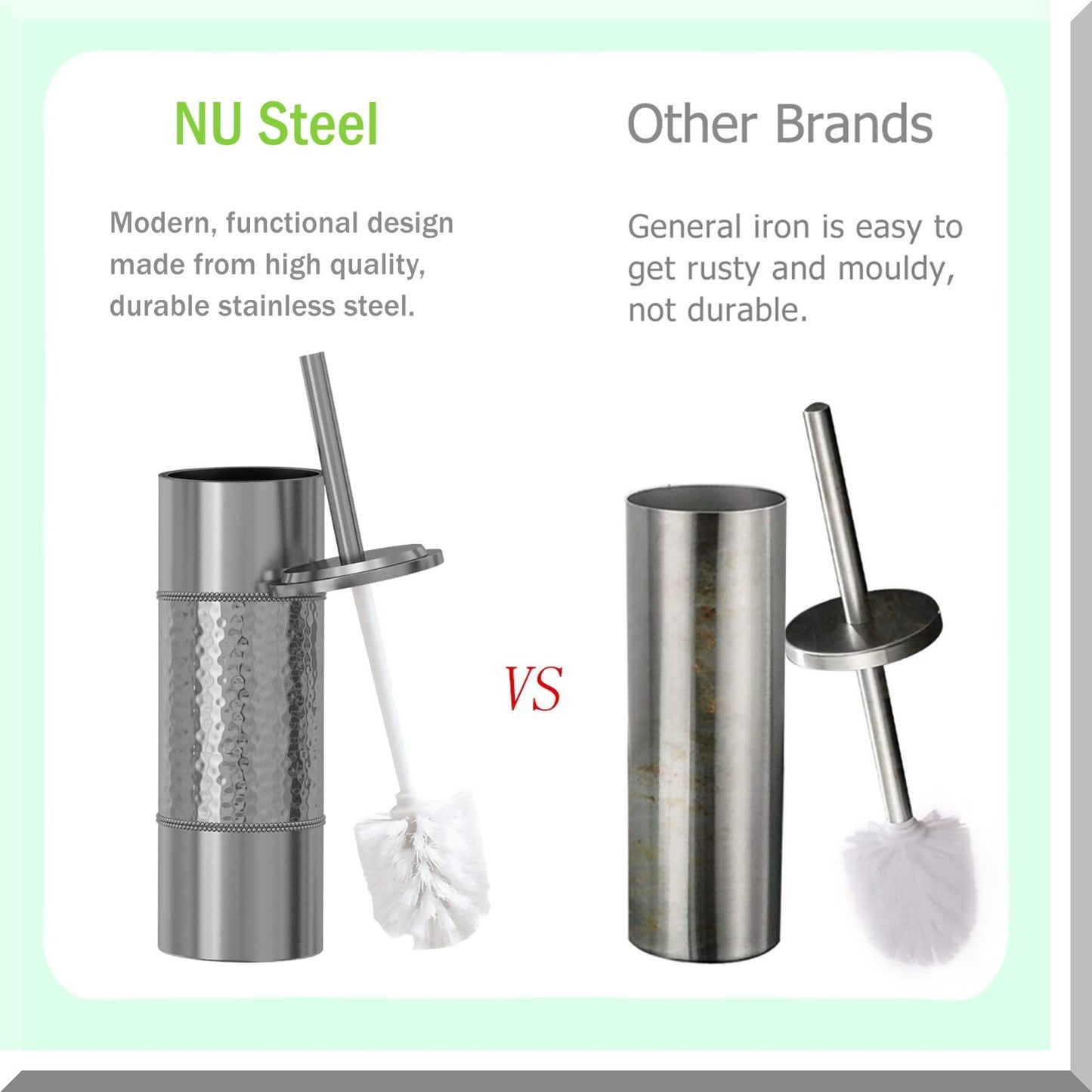 Stainless Steel Tet Brush with Metal Case