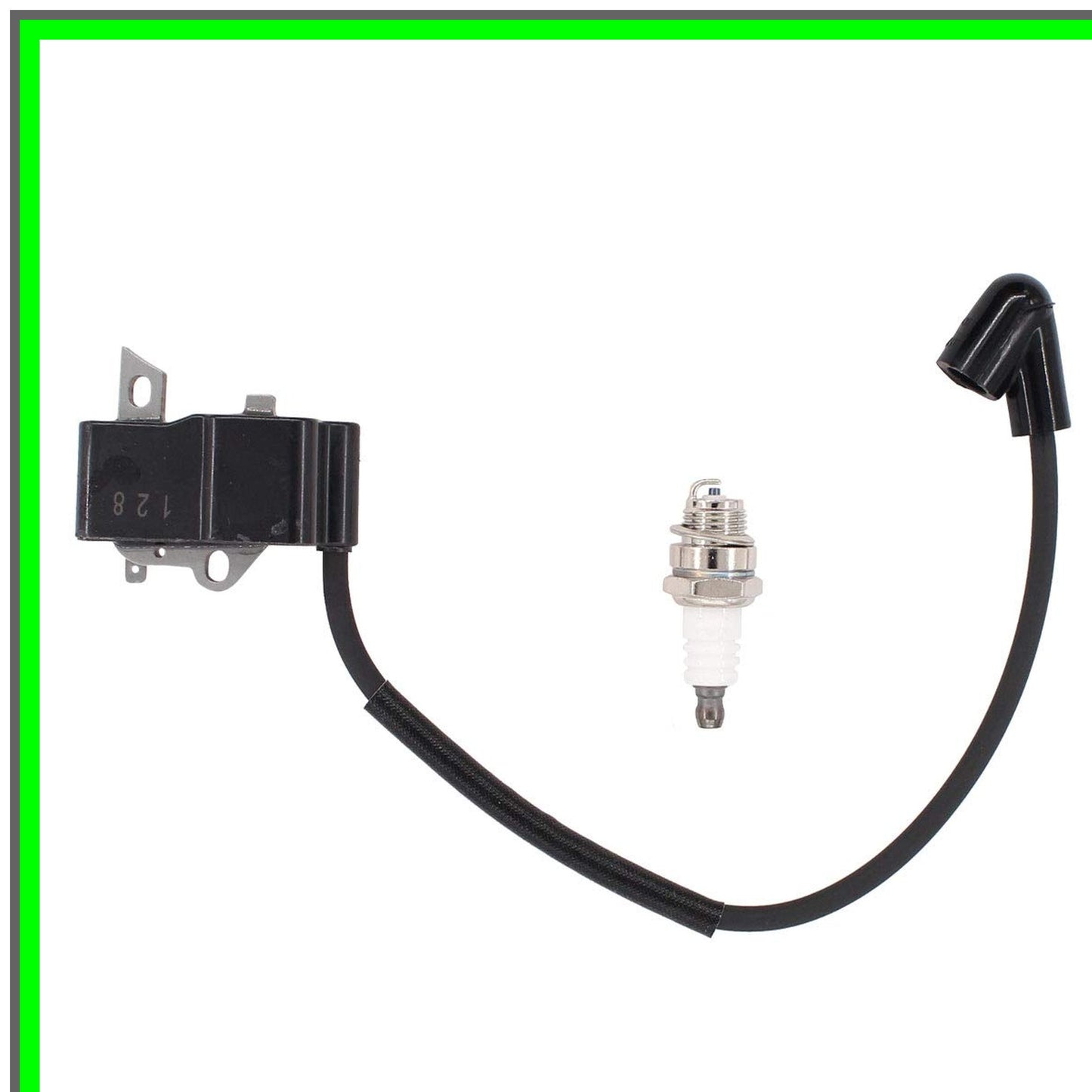 Husqvarna Ignition Coil and Spark Plug Set for 125L 125E 128L 128LD