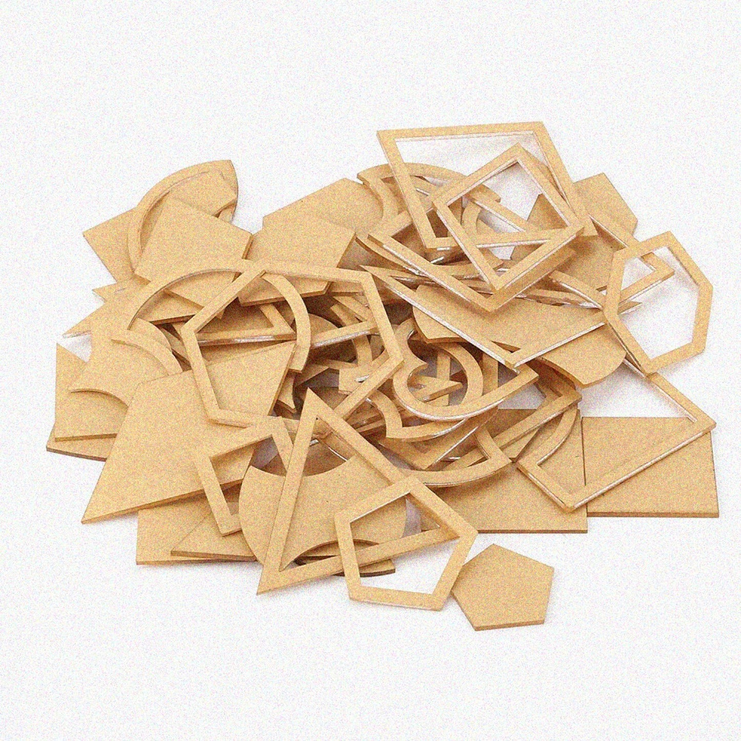 54Pcs Acrylic Template Set for Quilting and Leather Craft