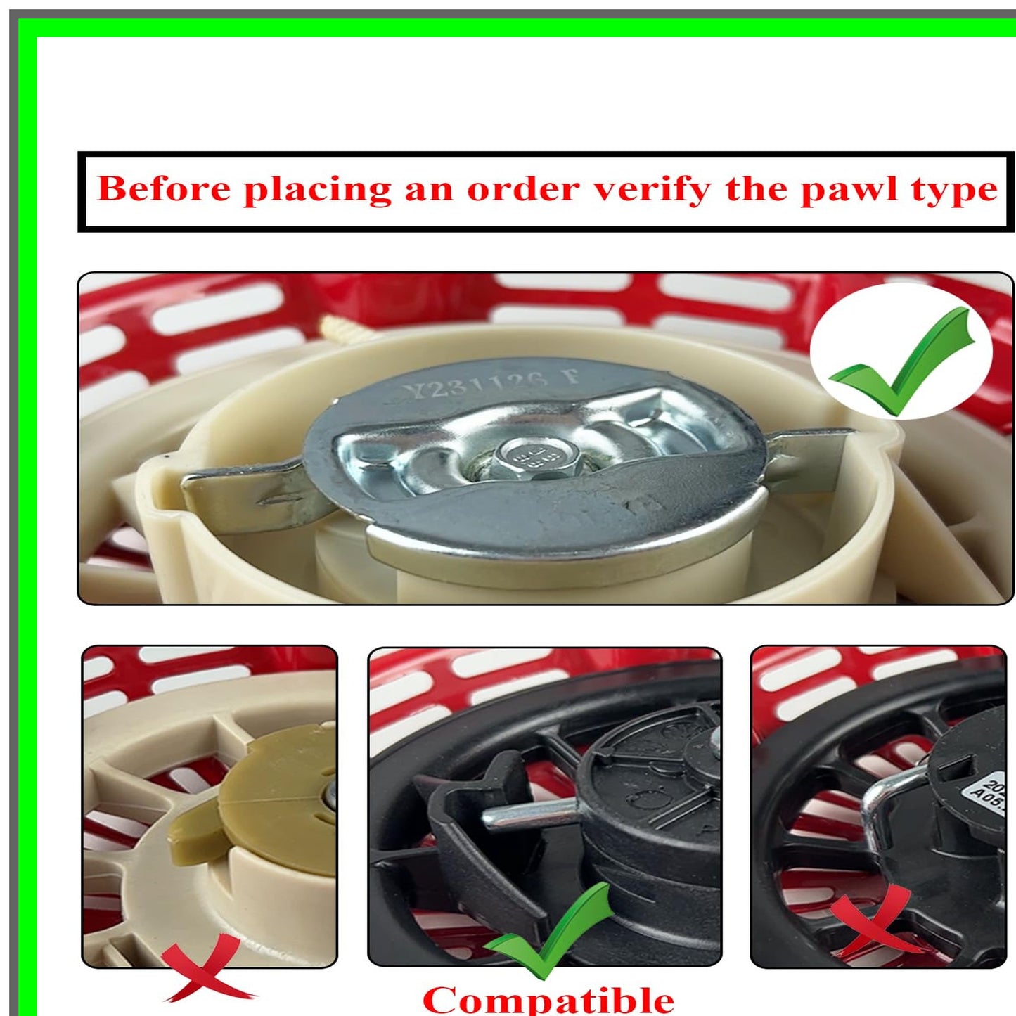 Recoil Starter Pull Start Assembly for Honda GX Engines and More
