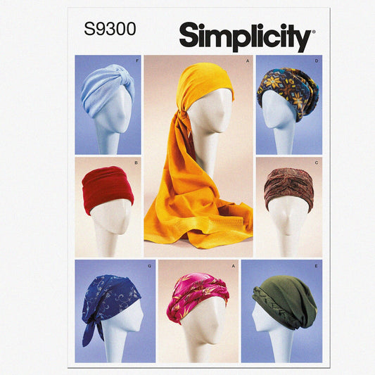 Misses' Headwrap, Turban, Hat Sewing Pattern Packet