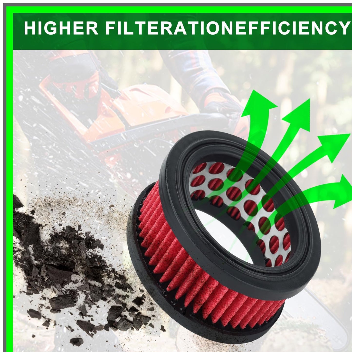 CS400 Chainsaw Air Filter Tune-Up Kit with Fuel Filter and Spark Plug