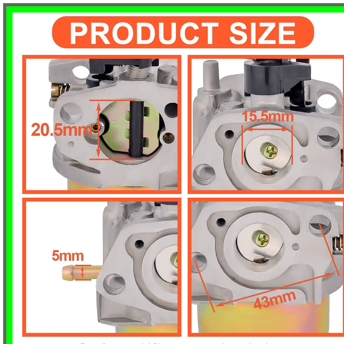 Carburetor and Air Filter Kit for Troy Bilt Mowers and Engines