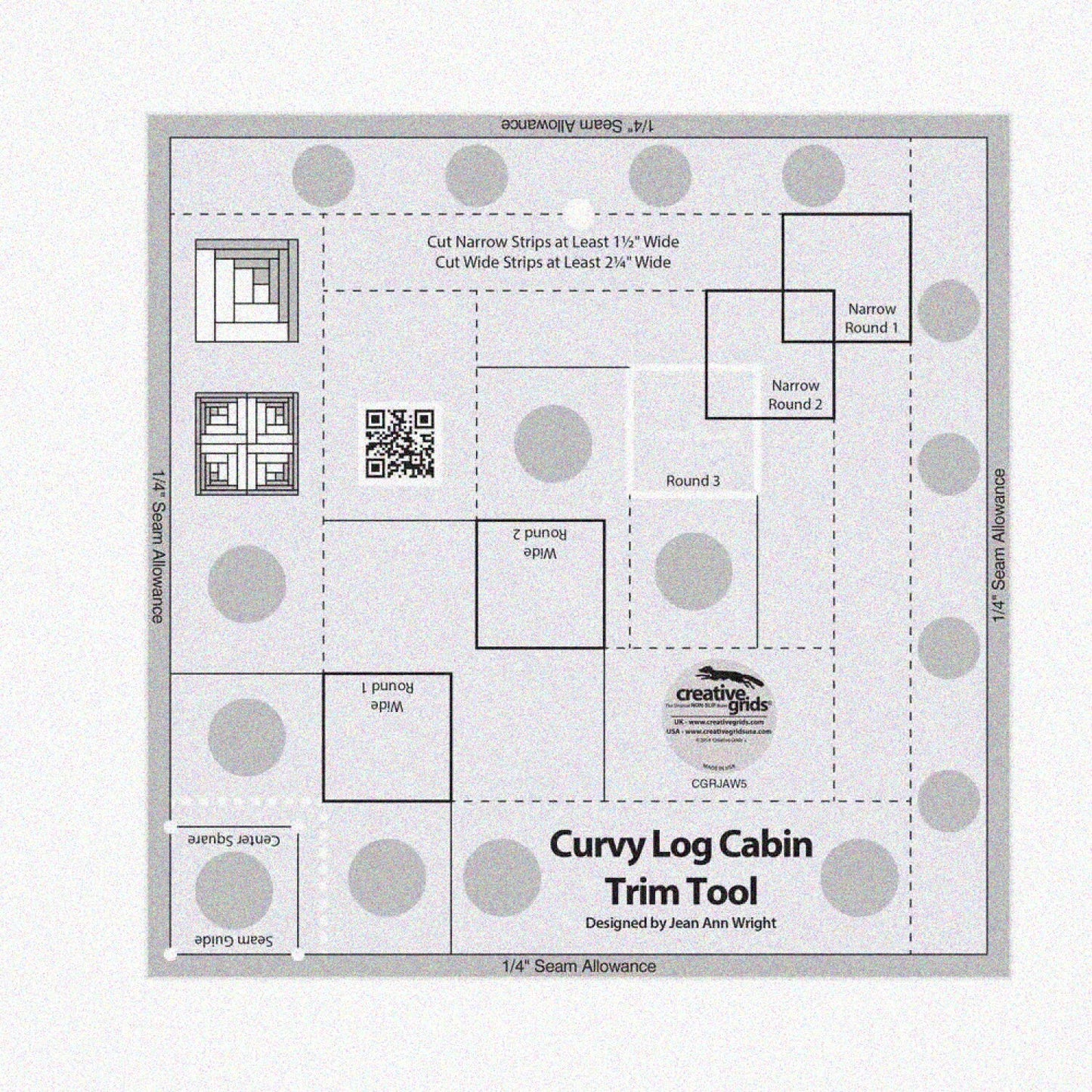Curvy Log Cabin Trim Tool 8in