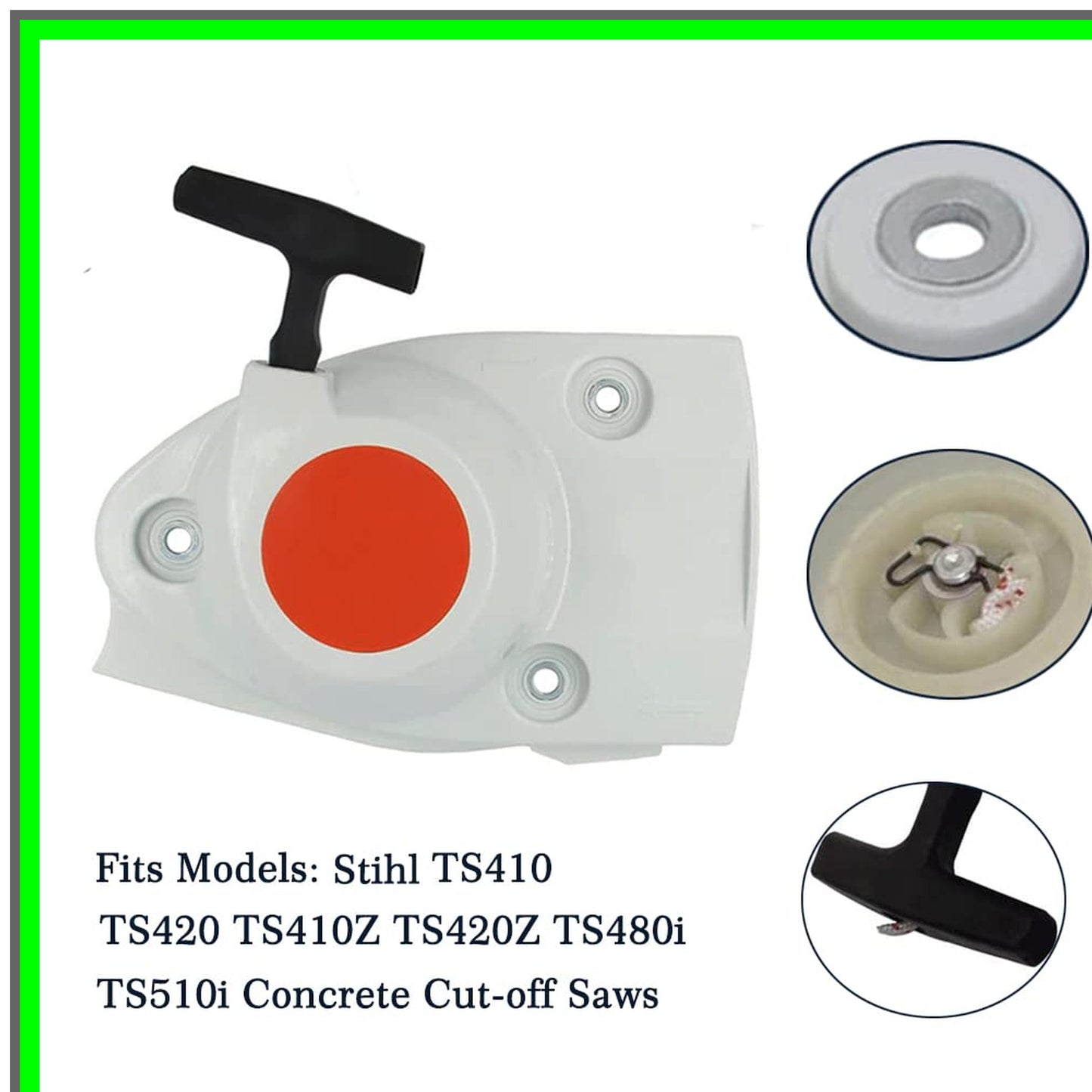 Stihl Chainsaw Starter Recoil Assembly Set for TS410 TS420 TS480i 2 Pack