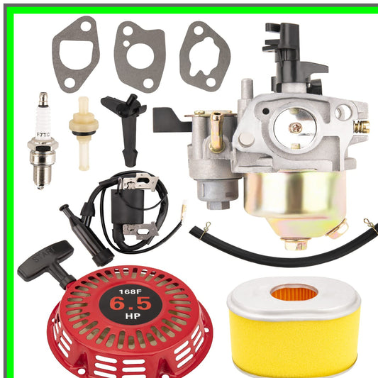 Honda GX Engine Carburetor Tune-Up Kit with Ignition Coil and Air Filter