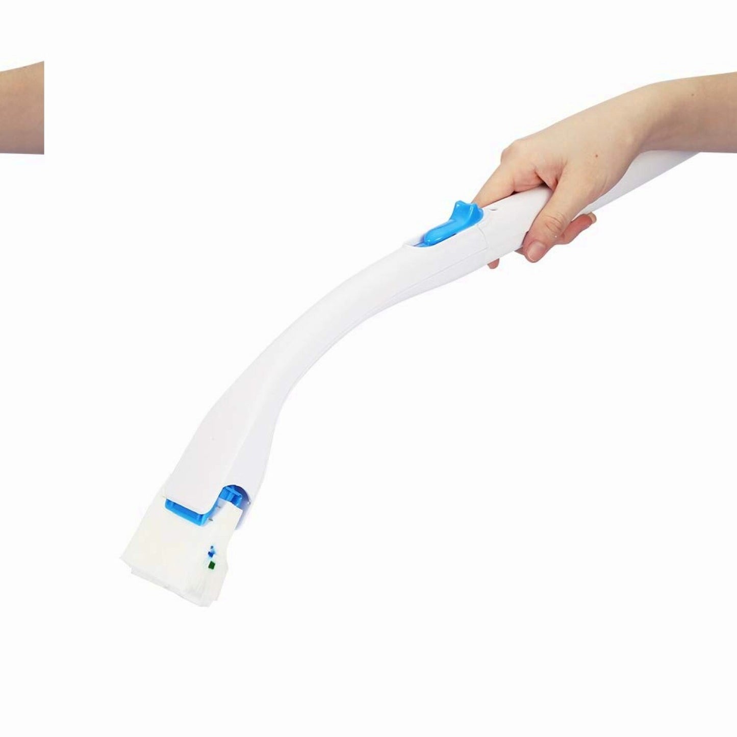 Long Handle Cotton Tet Scrubber with Replaceable Detergent Head