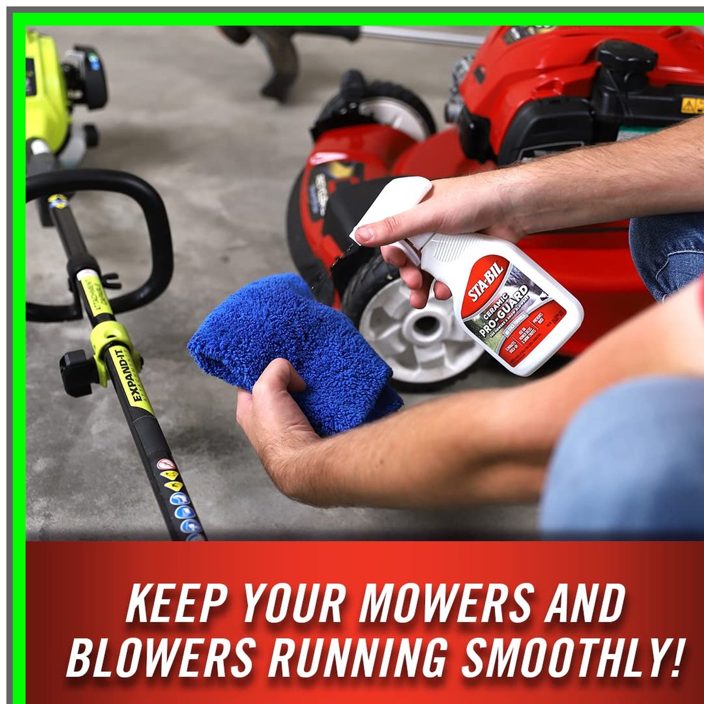 Ceramic Shield Pro Guard for Lawn Mowers and Snowblowers 10oz Non-Stick