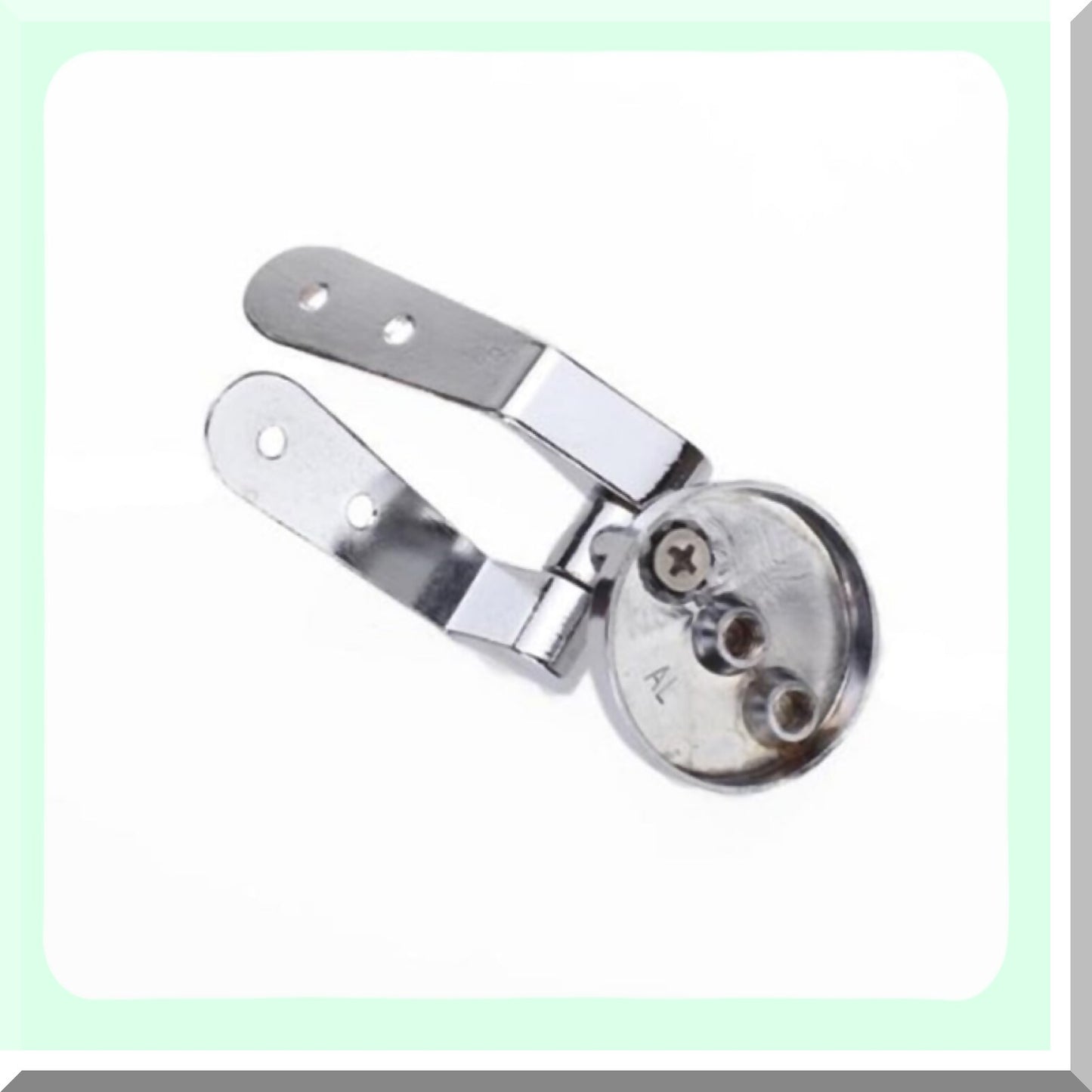 Tet Hinge Replacement Set Plastic Silver 1 Pair