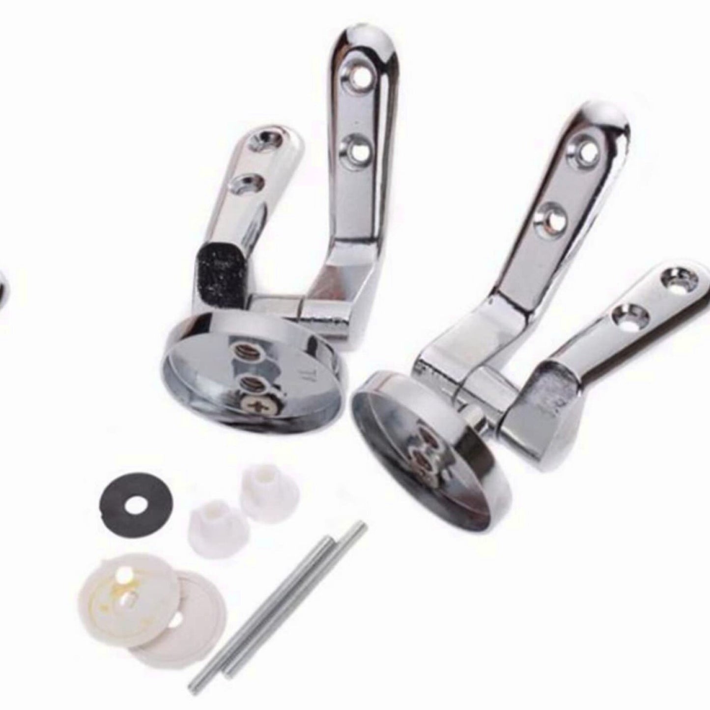 Tet Hinge Replacement Set Plastic Silver 1 Pair