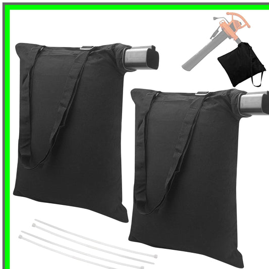 Dual Pack Leaf Blower Vacuum Shoulder Bag Compatible with Black Decker BV3100