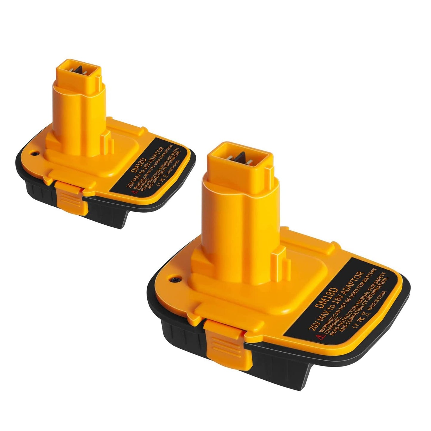 18V to 20V Battery Adapter for Milwaukee M18 Tools with USB Compatibility