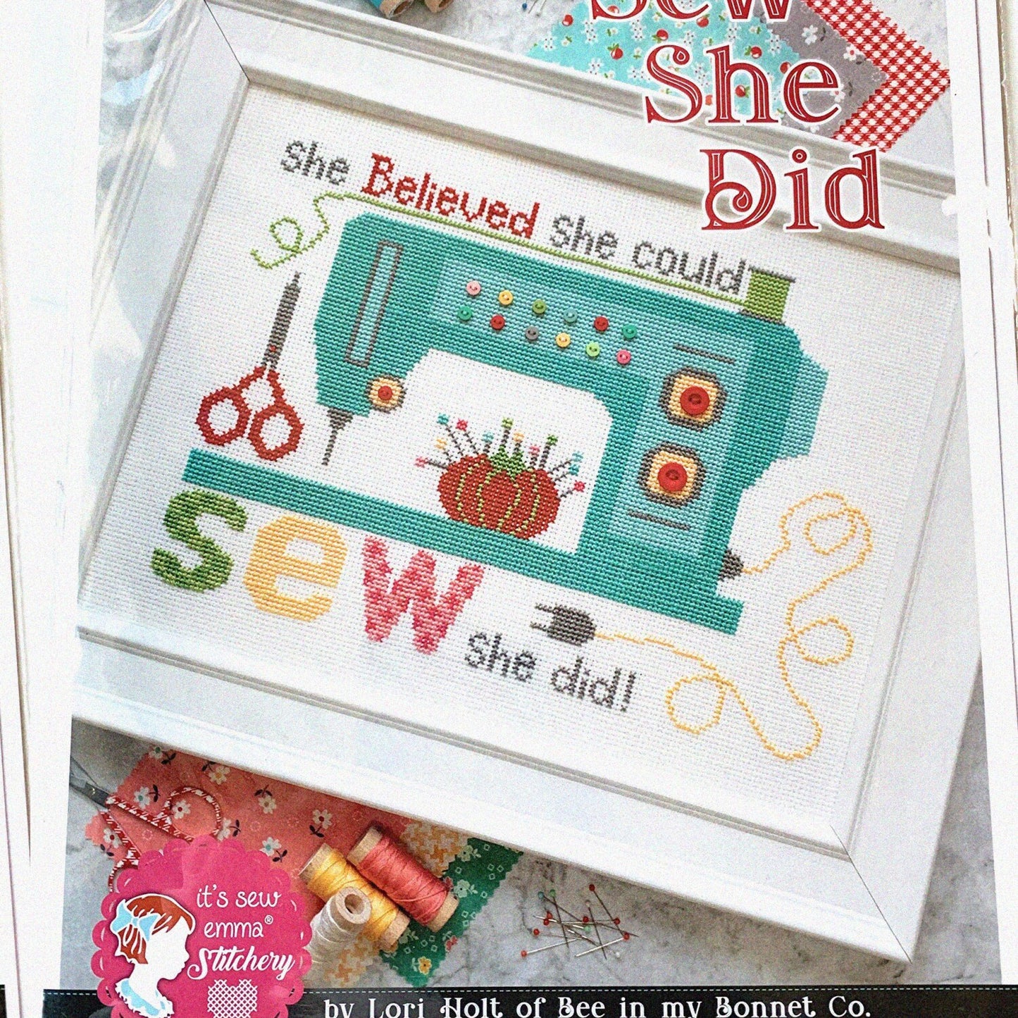 She Did Cross Stitch Pattern