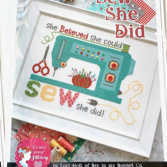 She Did Cross Stitch Pattern