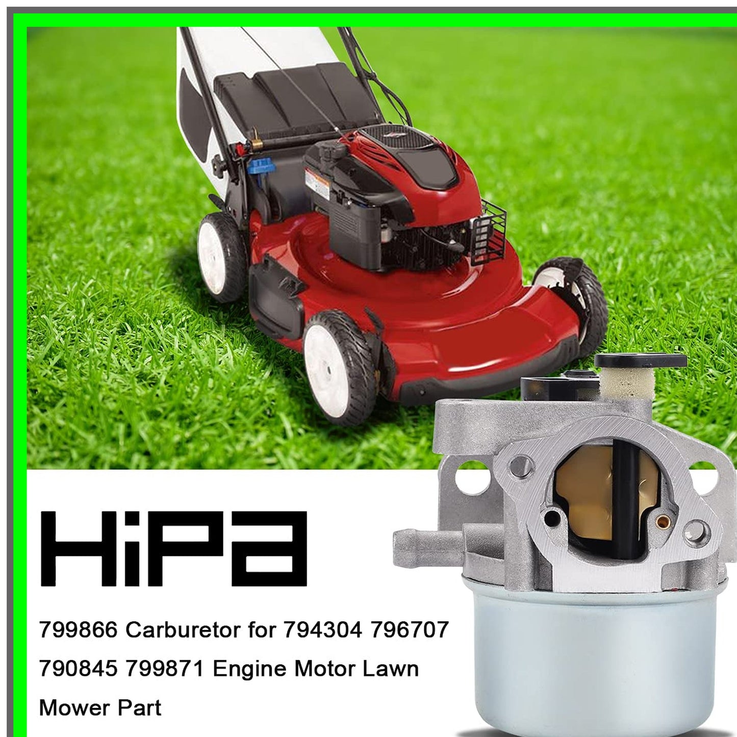 Efficient Carburetor Replacement for Briggs Stratton 190CC Lawn Mowers