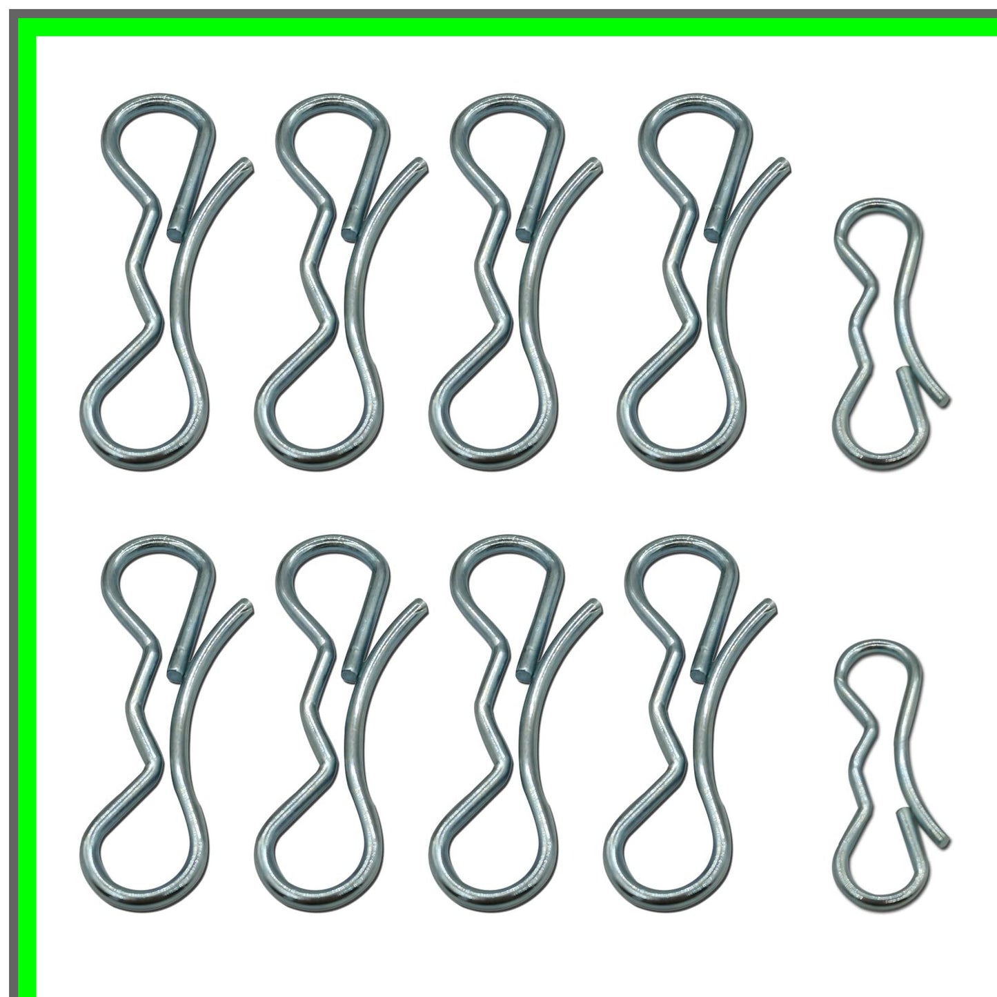 Bow Tie Lock Cotter Pin Clip Set for Secure Decking Solutions