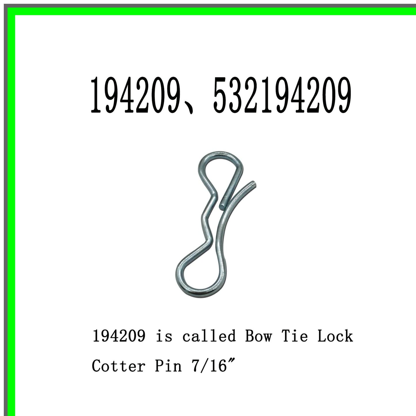 Bow Tie Lock Cotter Pin Clip Set for Secure Decking Solutions