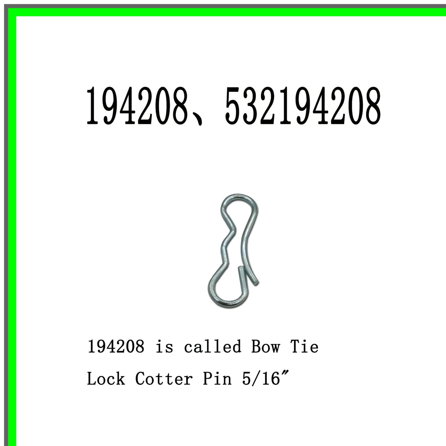 Bow Tie Lock Cotter Pin Clip Set for Secure Decking Solutions