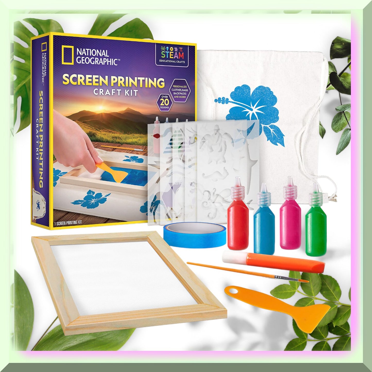 SilkArt Kids Screen Printing Deluxe Kit